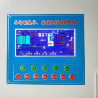 昱光智控太阳能热水控制柜 LCD液晶屏幕全中文显示动态运行