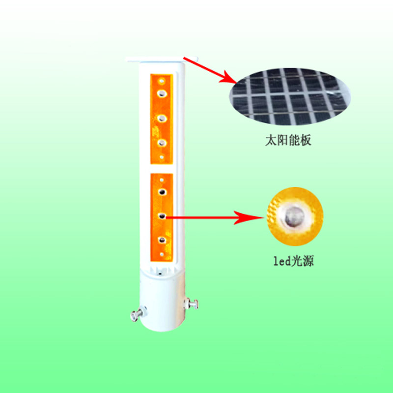 供应巴彦淖尔太阳能边缘灯 高速护栏柱帽警示灯厂家